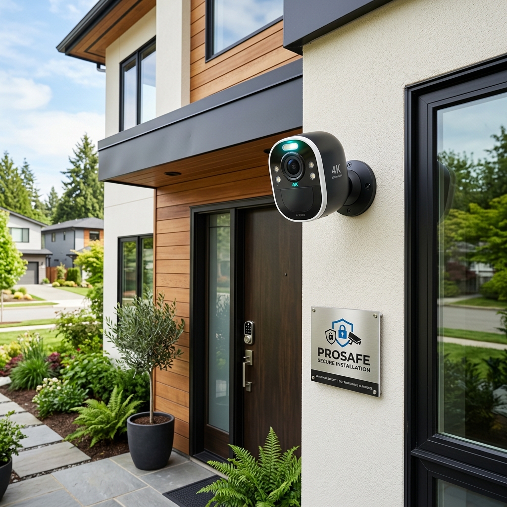 CCTV security camera installation